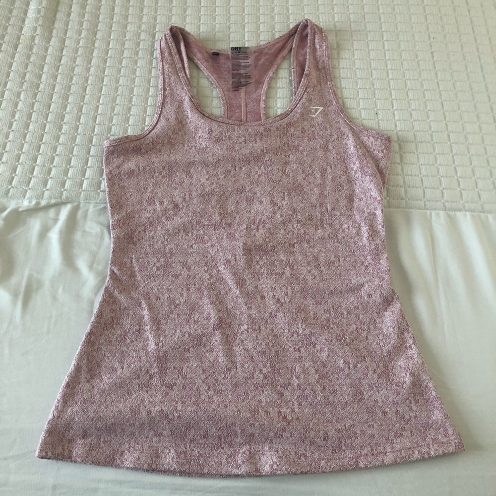 Pink Fleur Gymshark Tank